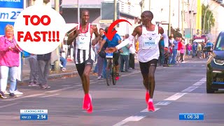 INSANE Marathon PACER Couldnt KEEP UP Eliud Kipchoge [upl. by Learrsi]