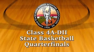 4ADII State Basketball Quarterfinals 1 Hugoton Eagles vs 8 Jefferson West Tigers [upl. by Oakley]