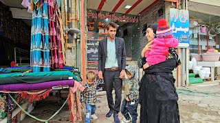 Life in the village tourism tour and shopping for winter clothes in Pars family vlogvideo [upl. by Sollie697]