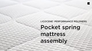 Licocene® Performance Polymers for pocket spring mattress assembly [upl. by Omer]