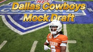 Dallas Cowboys 3 round Mock Draft  Post Combine mockdraftmondays [upl. by Argent]