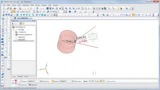 KOMPAS3D Zaokrąglanie linii Round curves [upl. by Xyno711]