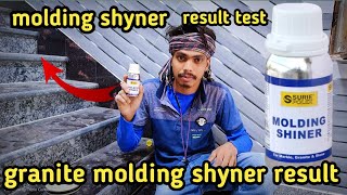 Molding shiner  granite molding shiner  marbel molding shiner  granite polish oil [upl. by Idac]