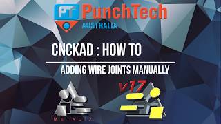 Metalix Cnckad V17 Manual Wire Joint [upl. by Artimid]