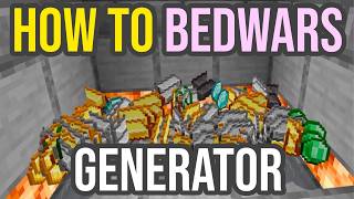 How To Make Bedwars Generator In Minecraft Egg Wars Treasure Wars Cake Wars [upl. by Issi]