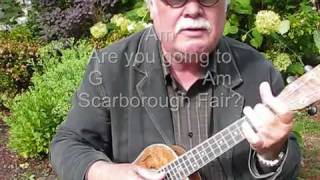 SCARBOROUGH FAIR for UKULELE  UKULELE LESSON  TUTORIAL by quotUKULELE MIKEquot [upl. by Archaimbaud]