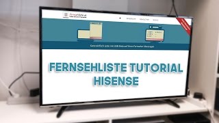 HISENSE TV  Fernsehliste installieren [upl. by Duwalt104]