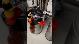 Kegging Carbed Beer With Counter Pressure homebrewing homebrew [upl. by Tnert982]