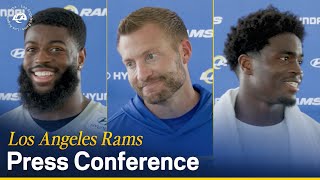 Jared Verse Darious Williams amp Sean Mcvay Address The Media Ahead Of Sundays RamsPackers Matchup [upl. by Ailana187]