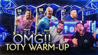 TOOOOOOTTTTTTTTTYYYYY 😳 Wir ÖFFNEN die 600k TOTY WARMUP PACKS 🔥 EA FC 24 [upl. by Nnorahs]