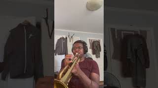 Romantic Homicide d4vd Trumpet Cover [upl. by Idnim]