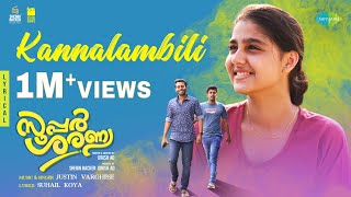 Kannalambili  Official Video  Super Sharanya  Anaswara Rajan  Justin Varghese  Girish AD [upl. by Wistrup]