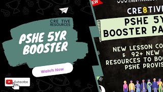 PSHE Booster Package  Cre8tive Resources PSHE [upl. by Pet]