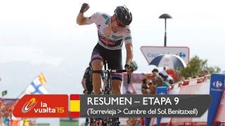 Resumen  Etapa 9 Torrevieja  Cumbre del Sol Benitatxell  La Vuelta a España 2015 [upl. by Siron]