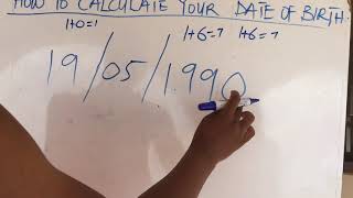 HOW TO CALCULATE YOUR DATE OF BIRTH [upl. by Nosmoht]