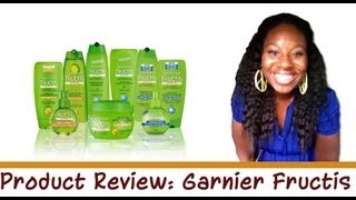 Product Review Garnier Fructis Hair Products [upl. by Charita]