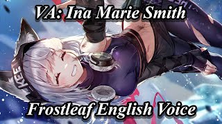 Frostleaf English Dub Voice Lines E2  Max Trust Arknights [upl. by Socrates]