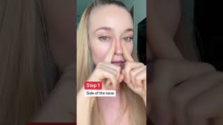 Transform Your Nose Naturally With THIS Simple Technique naturalbeauty nosejob nonsurgical [upl. by Fiertz]