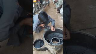 Excavator gear housing thread repair shorts [upl. by Yelroc]