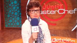 Mario primer MasterChef Junior España [upl. by Nalniuq]