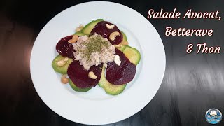 SALADE express AVOCAT BETTERAVE THON 🥗 🥑 🐟 [upl. by Dewain591]