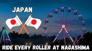 Ride EVERY Roller at Nagashima Amusement Park Japan in 2024 [upl. by Anastassia]