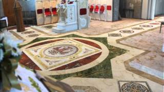 Floor design  mosaic floor for Church [upl. by Nelleeus]