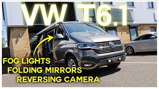 T61 Gets Factory Fog Lights Folding Mirrors amp Rear Camera Upgrades All Genuine VW Factory Kit [upl. by Aleras427]