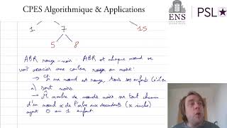 CPES Algorithmique et Applications  Arbres rouge–noir [upl. by Eecrad]