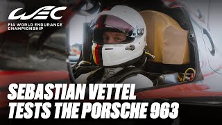 Sebastian Vettel Set To Test The Porsche 963 I FIA WEC [upl. by Aicertap360]