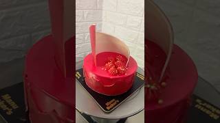 Decadent Strawberry Cake Design with Elegant Garnish Tutorialyoutubeshorts shortsfeed strawberry [upl. by Lauro]