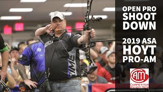 2019 ASA Hoyt ProAm Mens Open Pro Shootdown  Foley AL [upl. by Essilec]