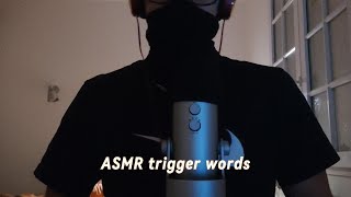 ASMR trigger words [upl. by Silyhp]