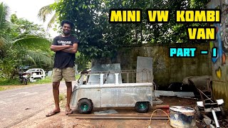 MINI Volkswagen KOMBI VAN 😎💫  1st time in India  Part 1  Fully handmade [upl. by Beauvais]