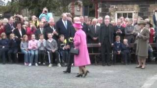 Visit of HM Queen to Welsh Highland Railway [upl. by Christa]