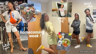 HOMECOMING WEEK a vlog spirit dress up days football game powder puff  more 📣 [upl. by Legnaesoj]