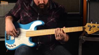 Sandberg VM4 Bass in Marley Blue Finish  CME Gear Demo  Marc Najjar [upl. by Enyamert]