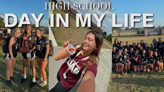 DAY IN MY LIFE AS A JUNIOR IN HIGH SCHOOL  flag football regional champs [upl. by Lammaj]