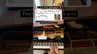 🎹 Metronome practice C P E Bach “Solfeggietto” Closer to 🎯 speed [upl. by Studner]