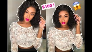 Watch Me Style This 12 Inch Deep Curly Bob Wig  Curly Hair Routine  Na Beauty Hair [upl. by Ecnar]