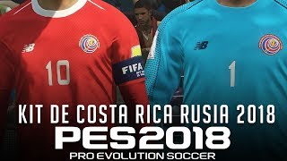 Nuevo uniforme de Costa Rica  Rusia [upl. by Odraner]