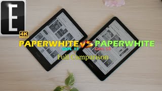 Amazon Kindle Paperwhite Gen 11 vs Gen 12 Comparison [upl. by Adeys]