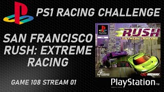 San Francisco Rush Extreme Racing  PS1 Racing Challenge G108S01 [upl. by Daley126]