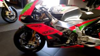 Aprilia RSV4 RFW WSBK Misano Walk Around 105000 usd [upl. by Nylrad]