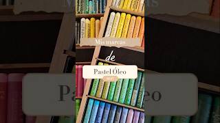 🖌️PASTELES AL ÓLEO  Mis MARCAS FAVORITAS oilpastels oilpastelpainting pentel paintwithme [upl. by Adao]