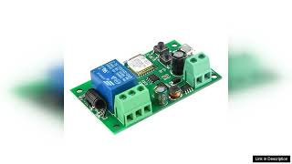 1 Channel Ewelink Wifi RF Switch Module SelfLocking DC 5V 732V Wireless Review [upl. by Anohr321]