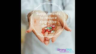 Supplements to reduce cognitive decline [upl. by Klingel]