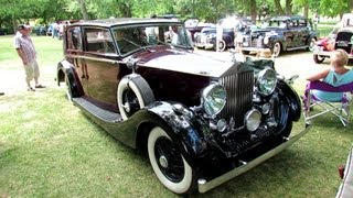 1938 Rolls Royce Wraith Exterior and Interior  2012 Concours dElegance du Chambly Quebec Canada [upl. by Henryson]