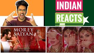 Indian Reacts To  Morey Saiyan  Parey Hut Love  Mahira Khan  Sheheryar Munawar  Zeb Bangash [upl. by Cuthbertson386]