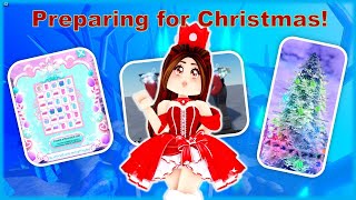 🔴LIVE PLAYING ROYALE HIGH Preparing for the CHRISTMAS UPDATE TOMORROW Grinding and chatting ✨🎄✨ [upl. by Rudman864]